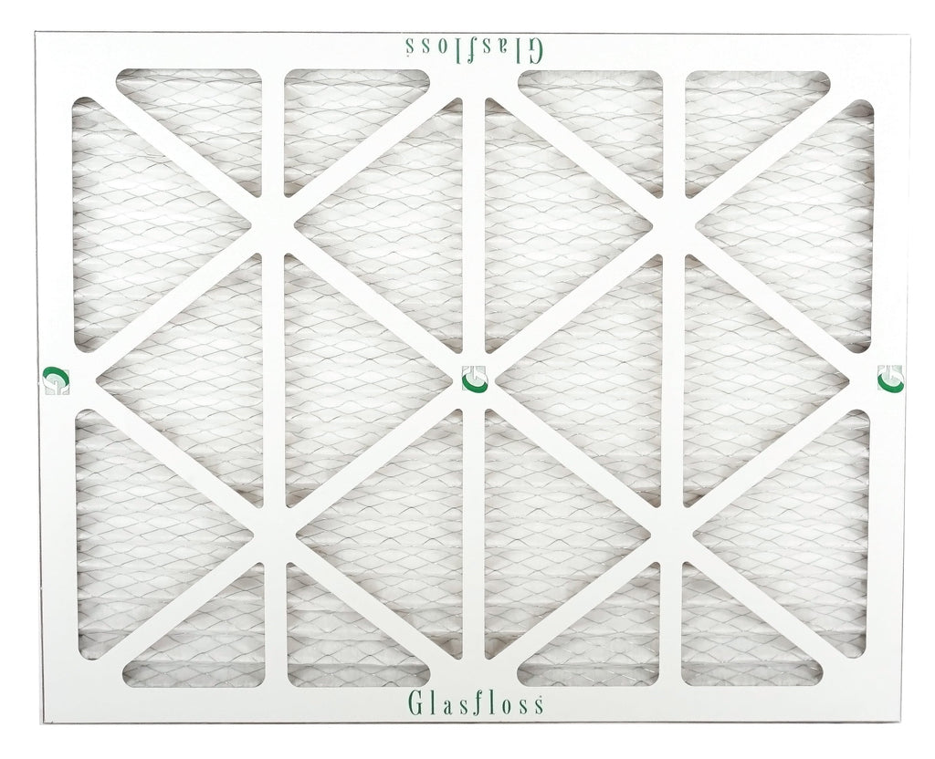 Glasfloss 20x24x1 - MERV 10 Amount - Furnace Air Filter - Made in USA (Actual Size: 19.5 x 23.5x7/8 inch)