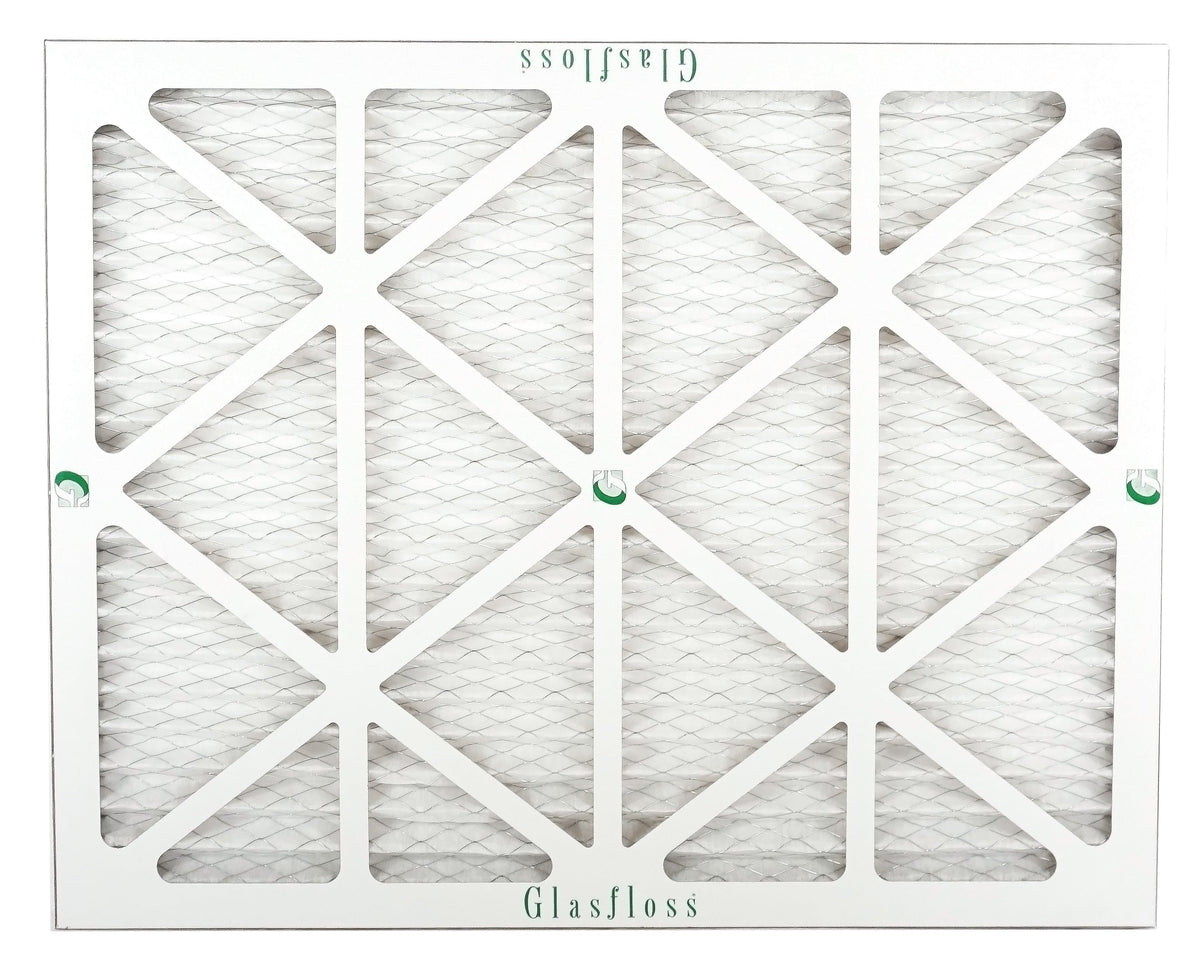 Glasfloss 20x21x1 - MERV 10 Amount - Furnace Air Filter - Made in USA (Actual Size: 19.5 x 20.5x7/8 inch)