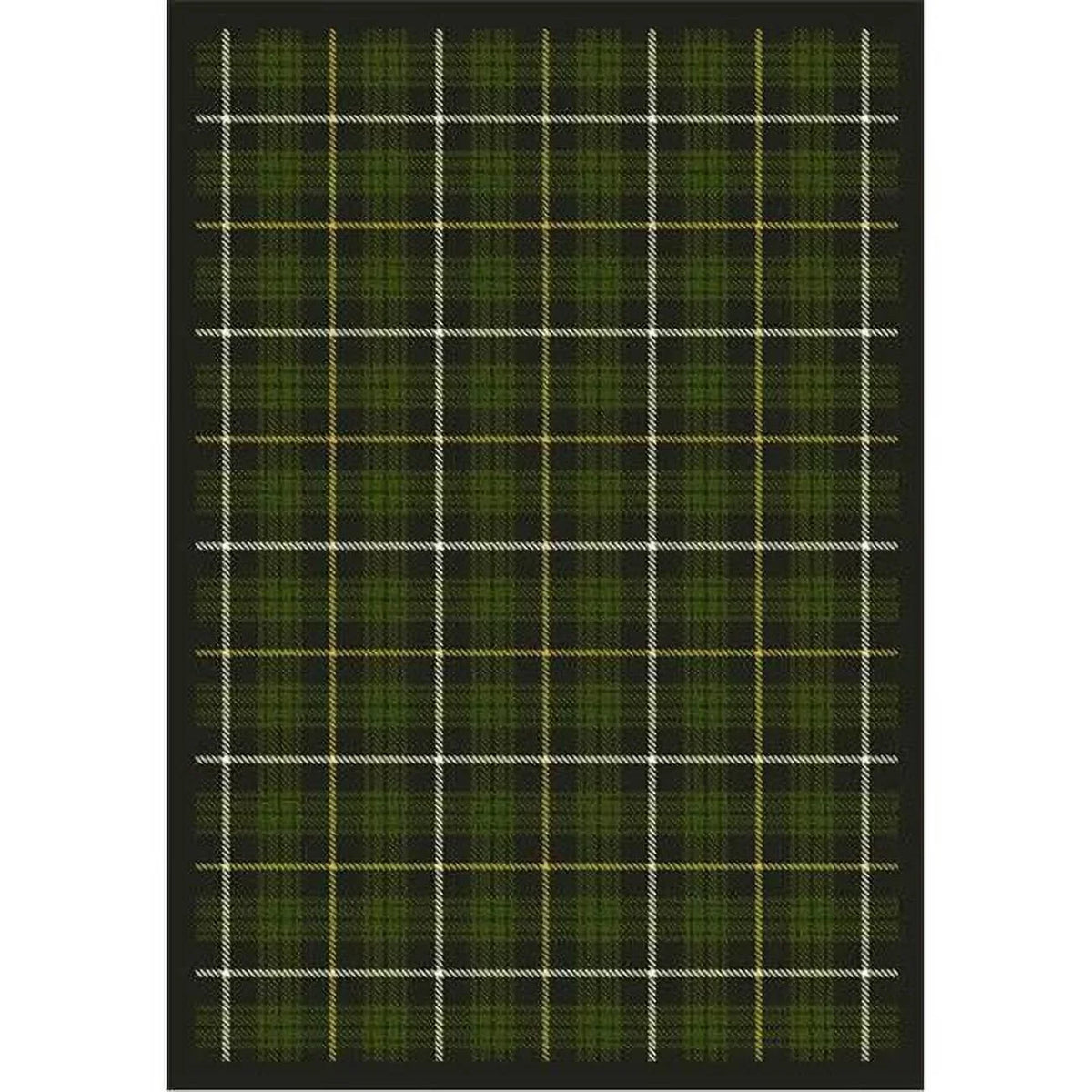 Joy Carpets Bit O ft. Scotch Pine 3 ft.10 in. x 5 ft.4 in. WearOn Nylon Machine Tufted- Cut Pile Whimsy Rug