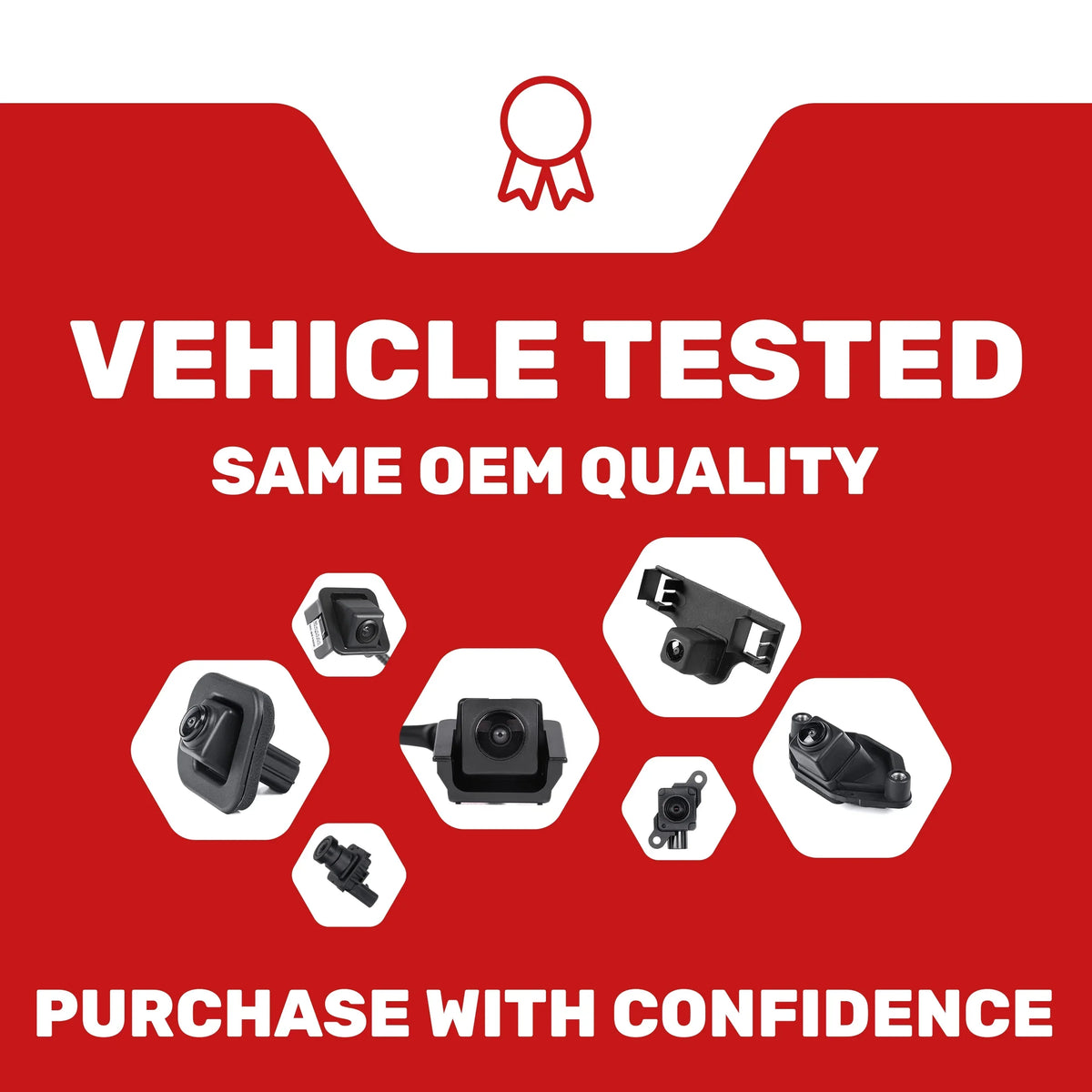 Master Taiaters Backup Camera for Cadillac CTS/CTS-V (2011-2014) OE Part # 20793585, 22914945, 23171840