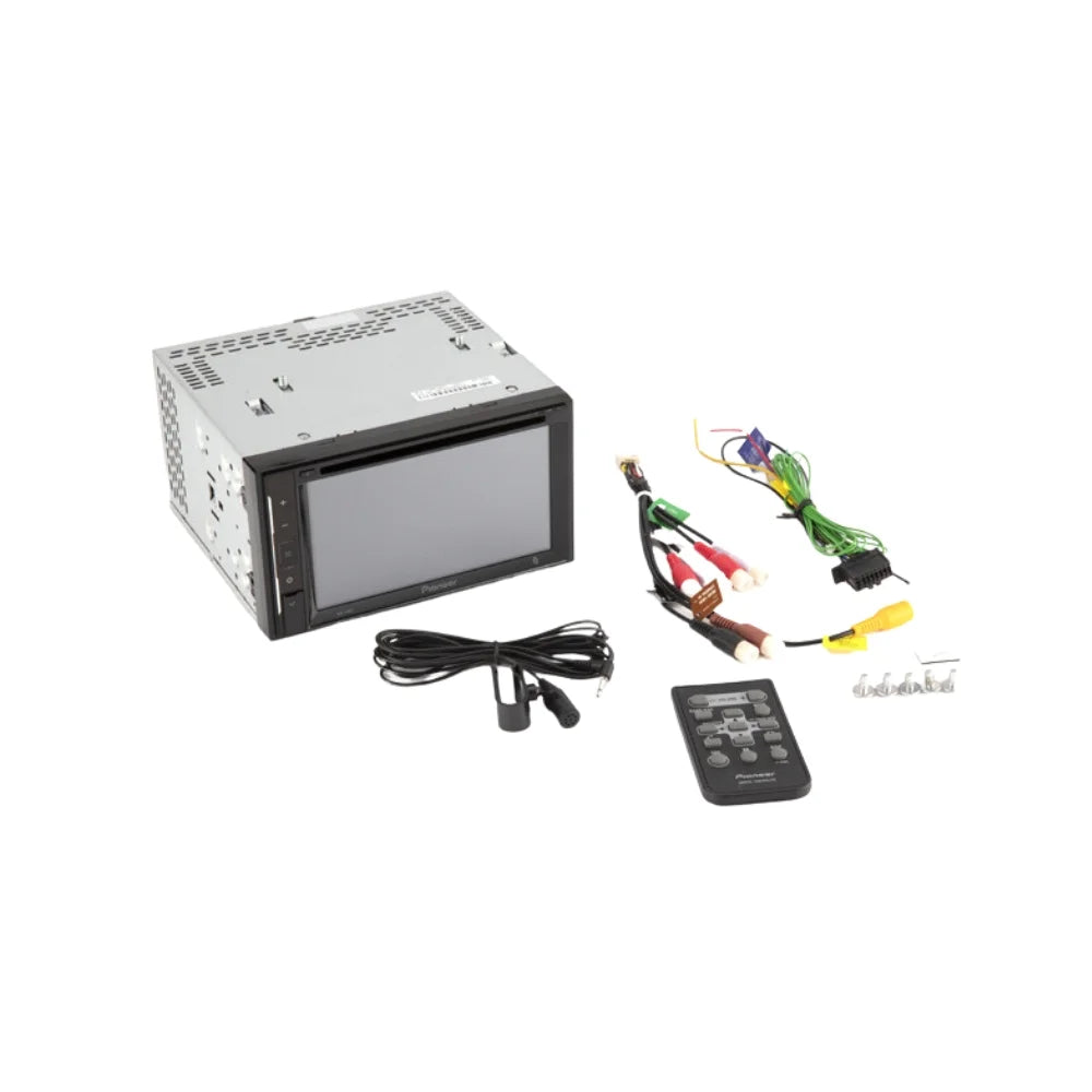 KIT5008 Bundle for 2006-2011 Honda Civic W/ Pioneer AVH-241EX Double DIN Car Stereo with Bluetooth/Backup Camera/Installation Kit/in-Dash DVD/CD AM/FM 6.2" Touchscreen Digital Media Receiver