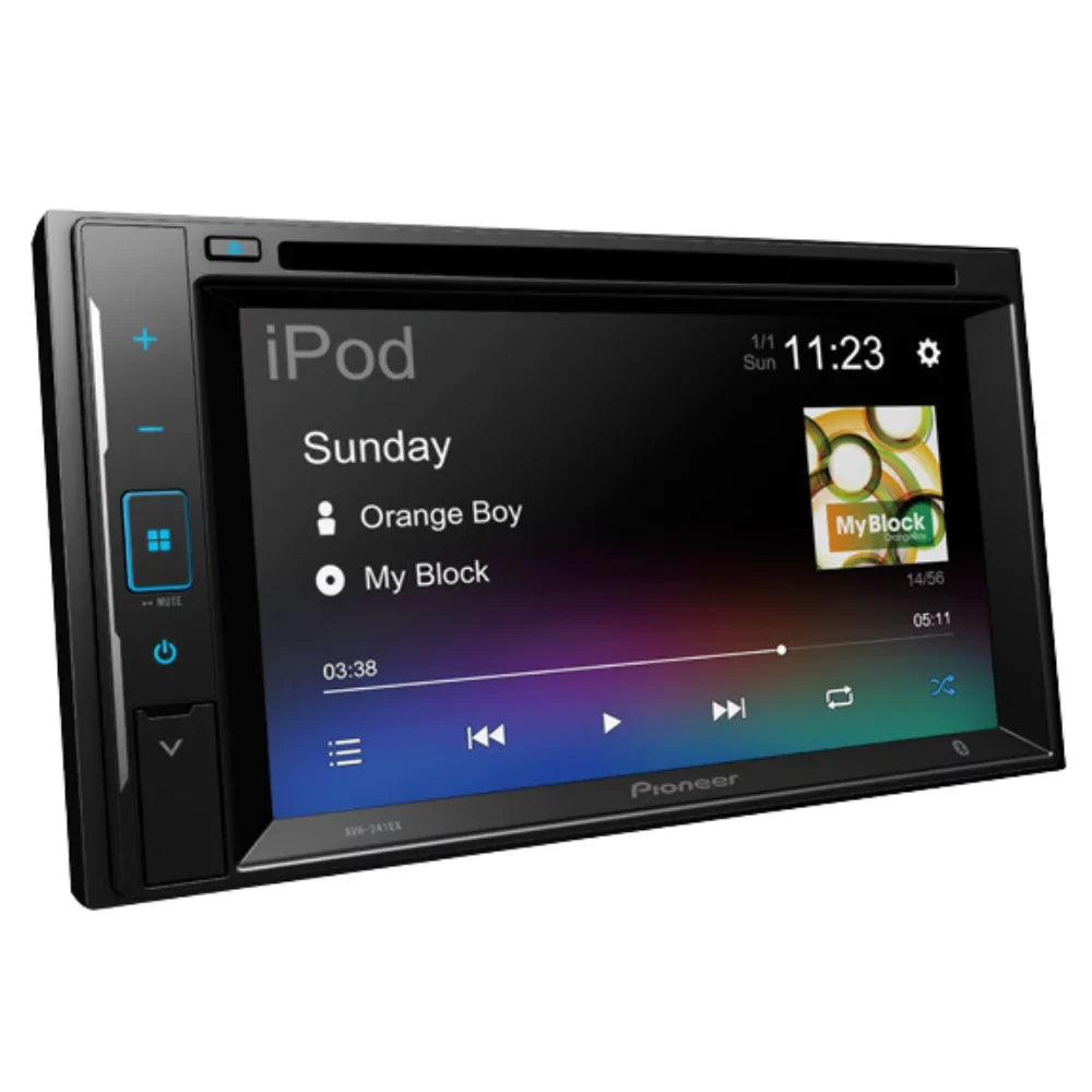 KIT5008 Bundle for 2006-2011 Honda Civic W/ Pioneer AVH-241EX Double DIN Car Stereo with Bluetooth/Backup Camera/Installation Kit/in-Dash DVD/CD AM/FM 6.2" Touchscreen Digital Media Receiver