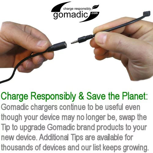 Gomadic High Capacity Rechargeable External Battery Pack suitable for the Ericsson T39 T39m - Portable Charger with TipExchange Technology