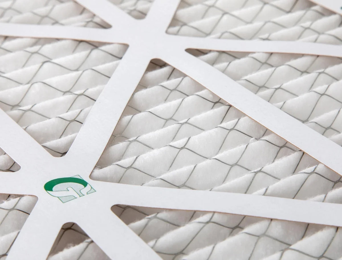 20x24x2 MERV 10 Pleated HVAC Air Filters by Glasfloss. ( Quantity 5 ) Exact Size: 19-3/8 x 23-3/8 x 1-3/4