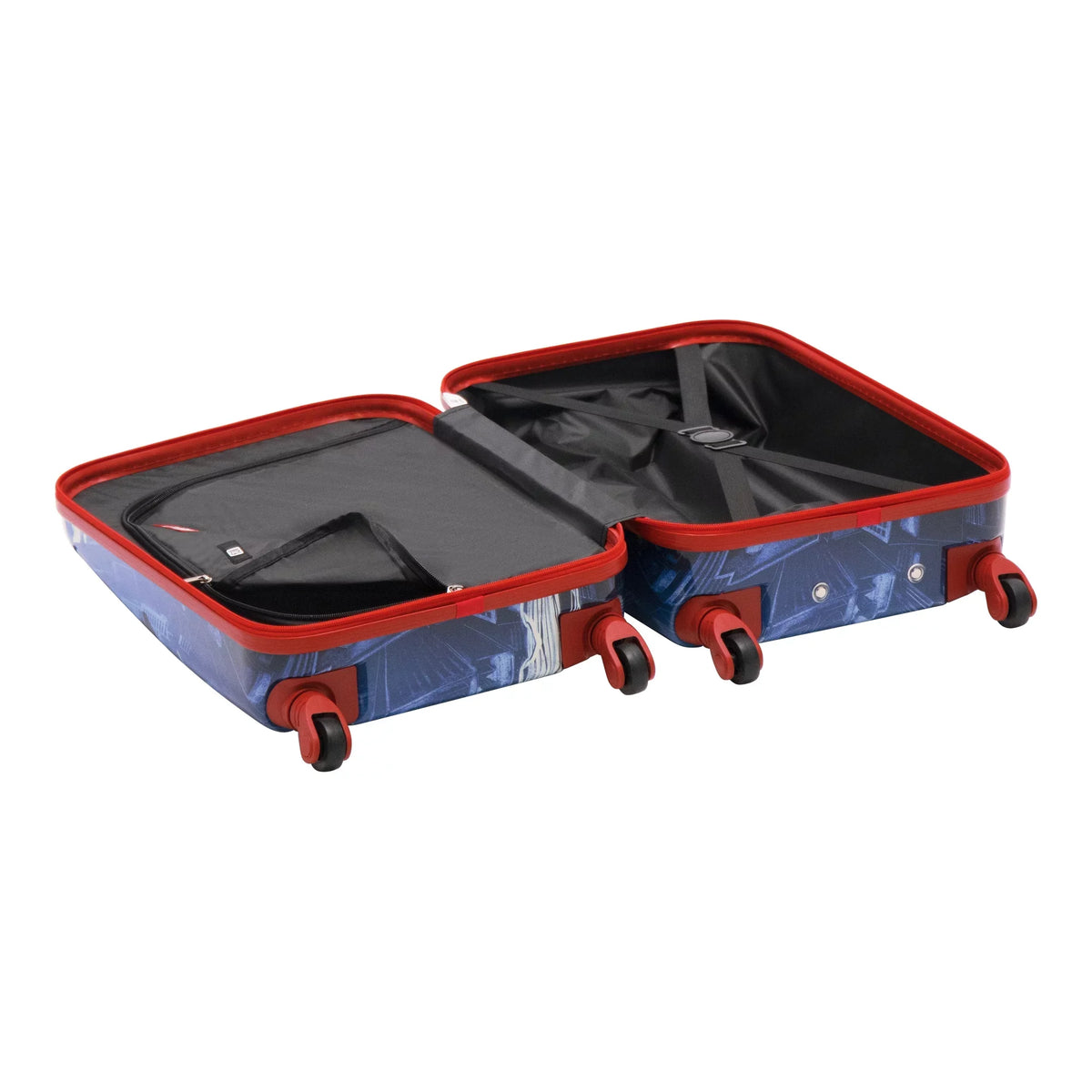 Marvel Spider-Man 21 Inch Kids Rolling Luggage, Hardshell Carry On Suitcase with Wheels, Blue