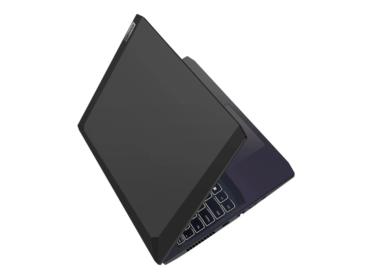IdeaPad Gaming 3 15ACH6 82K2 - 180-degree hinge design - AMD Ryzen 7 - 5800H / up to 4.4 GHz - Win 11 Home - GF RTX 3050 - 16 GB RAM - 512 GB SSD NVMe - 15.6" IPS 1920 x 1080 (Full HD) @ 120 Hz - 802.11a/b/g/n/ac/ax - shadow Dark - kbd: US