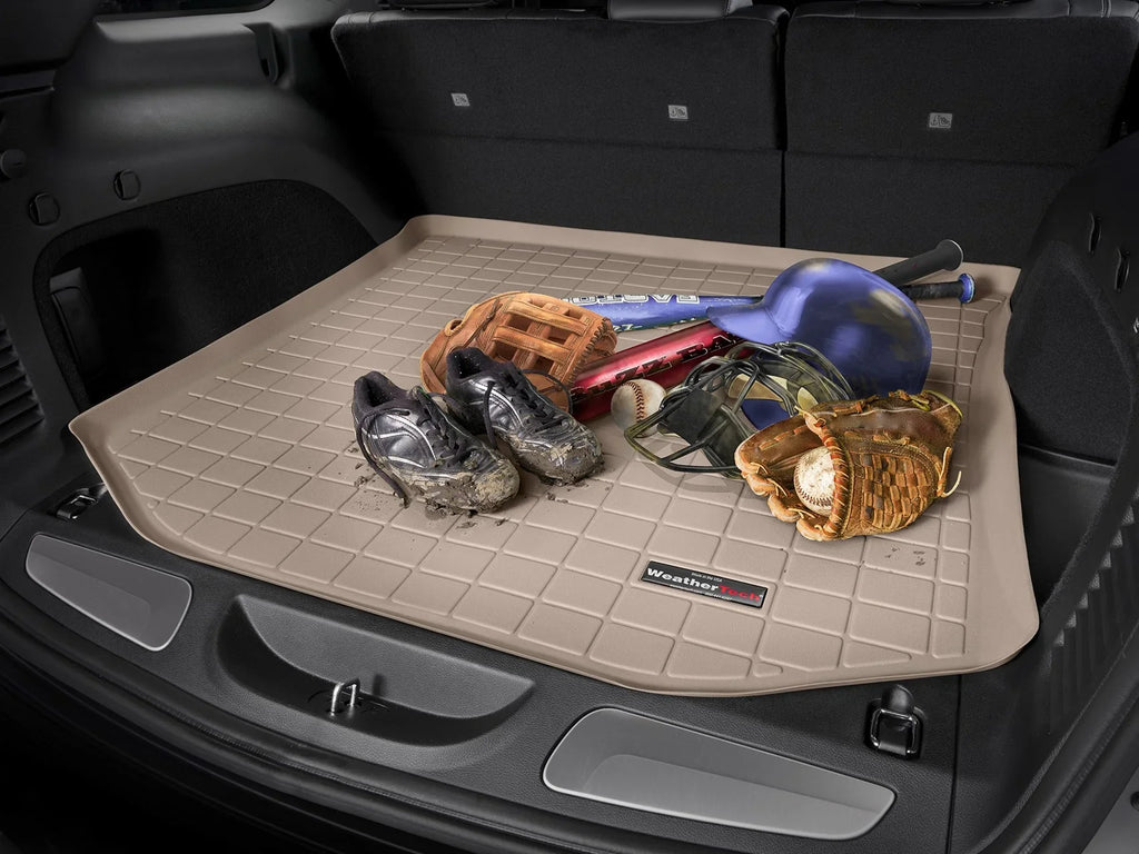 WeatherTech Cargo Trunk Liner compatible with X3 28d, X3 28i, X3 35i - Behind 2nd Row Seating Tan