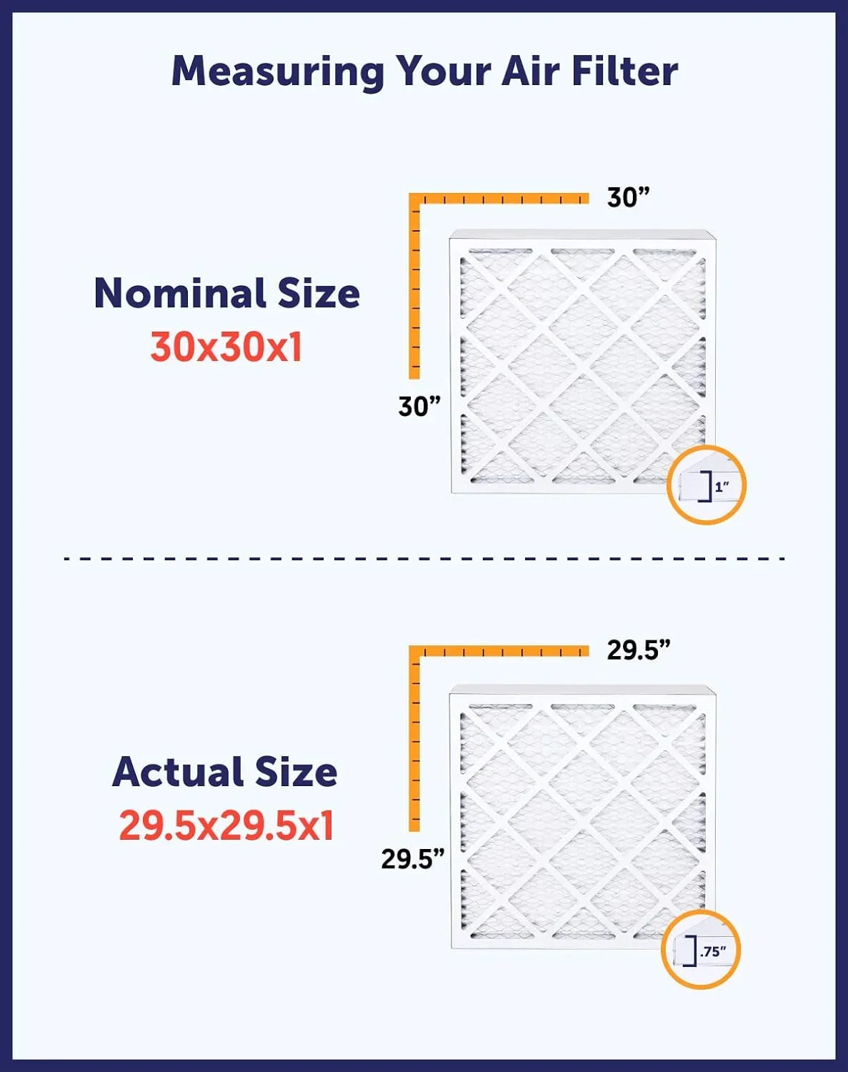 Filter King 38x66.5x1 Air Filter | 4-PACK | MERV 8 HVAC Pleated A/C Furnace Filters | MADE IN USA | Actual Size: 38 x 66.5 x .75"