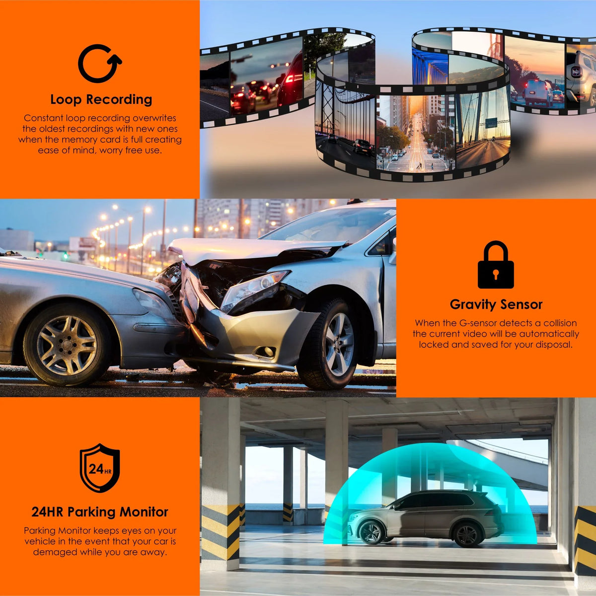 Rexing V55 Dash Cam with 4K Modular Capabilities, 5.0 GHz Wi-Fi, and GPS Car Dash Camera Recorder