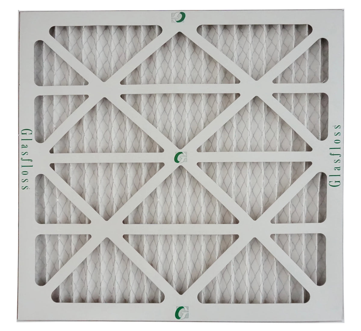 Glasfloss Air Filter 20x20x2 - 2" MERV 10 - (Pack of 4) - Pleated AC or HVAC Air Filter - Furnace Air Filter - Home or Office - Made In The USA.