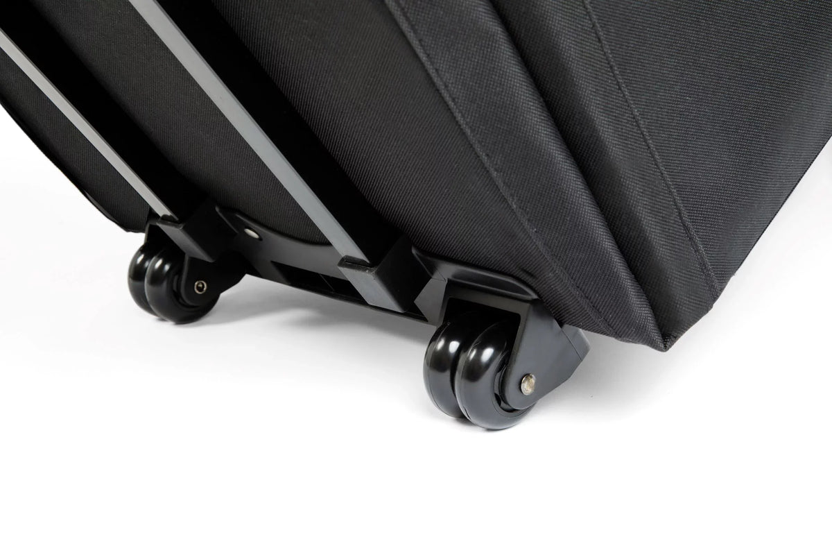 J.L. Childress Wheelie Car Seat Travel Bag and Carrier with Wheels, Dark