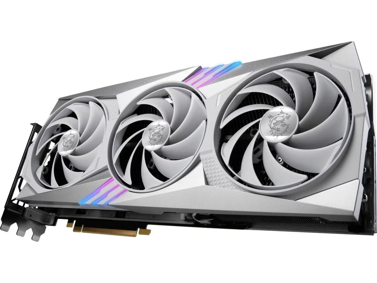 MSI Gaming (MSI) GeForce RTX 4070 Ti GGDR6X 12GB PCI-E 4.0 RTX 4070 Ti GAMING X TRIO WHITE 12G
