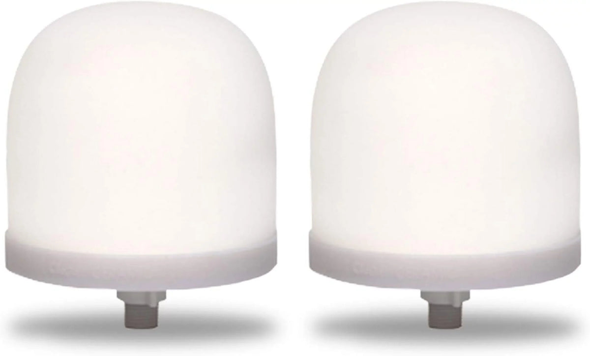 Counter Top Water System Replacement Ceramic Dome Replacement Water Filter 0.5 To 1 Micron (Pack Of 2)