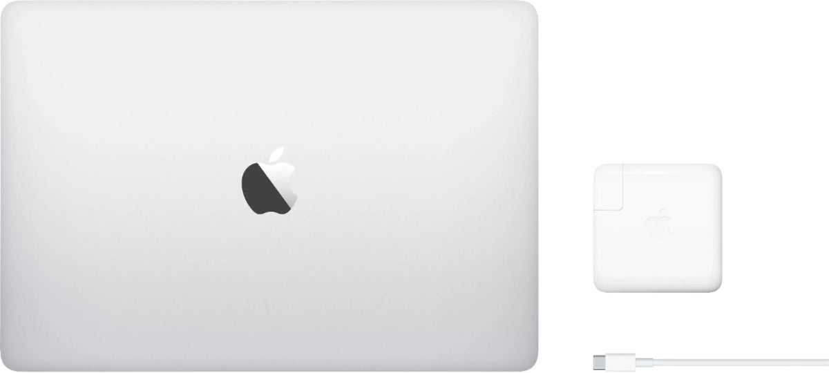 MacBook Pro 13-inch (i5 2.3GHz, 256GB SSD) (Mid 2018, MR9U2LL/A) - Silver Bundle with Ebony Zipper Sleeve + Laptop Starter Kit + Cleaning Kit (Refurbished)