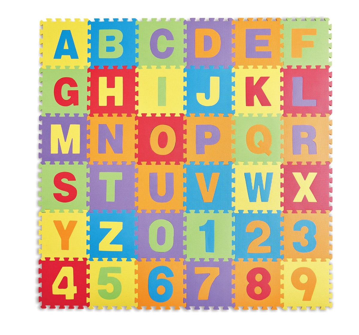 Kidoozie ABC & 123 Puzzle Playmat, Foam Playmat with Storage Bag for Toddler or Preschooler, Ages 12m+