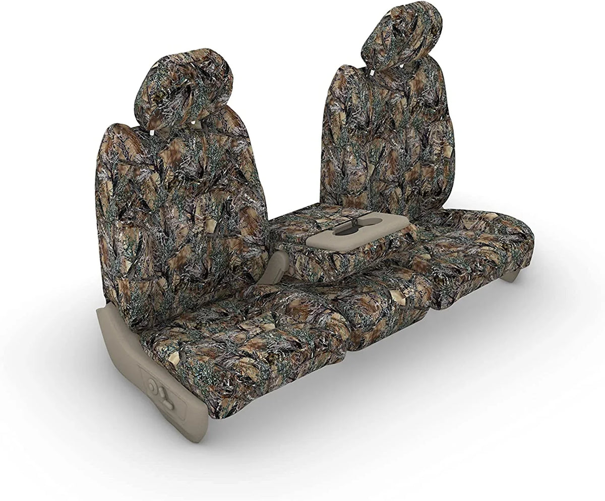 F486 2014 Ford F150 & 2015-2021 F250-F550 Front 40/20/40 Split Seat with Opening Center Console and Opening 20 Section Seat Bottom IN MC2C Camouflage Endura