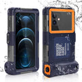UrbanX Professional [15m/50ft] Swimming Diving Surfing Snorkeling Photo Video Waterproof Protective Case Underwater Housing for Tecno Camon CX And all Phones Up to 6.9 Inch LCD with Lanyard