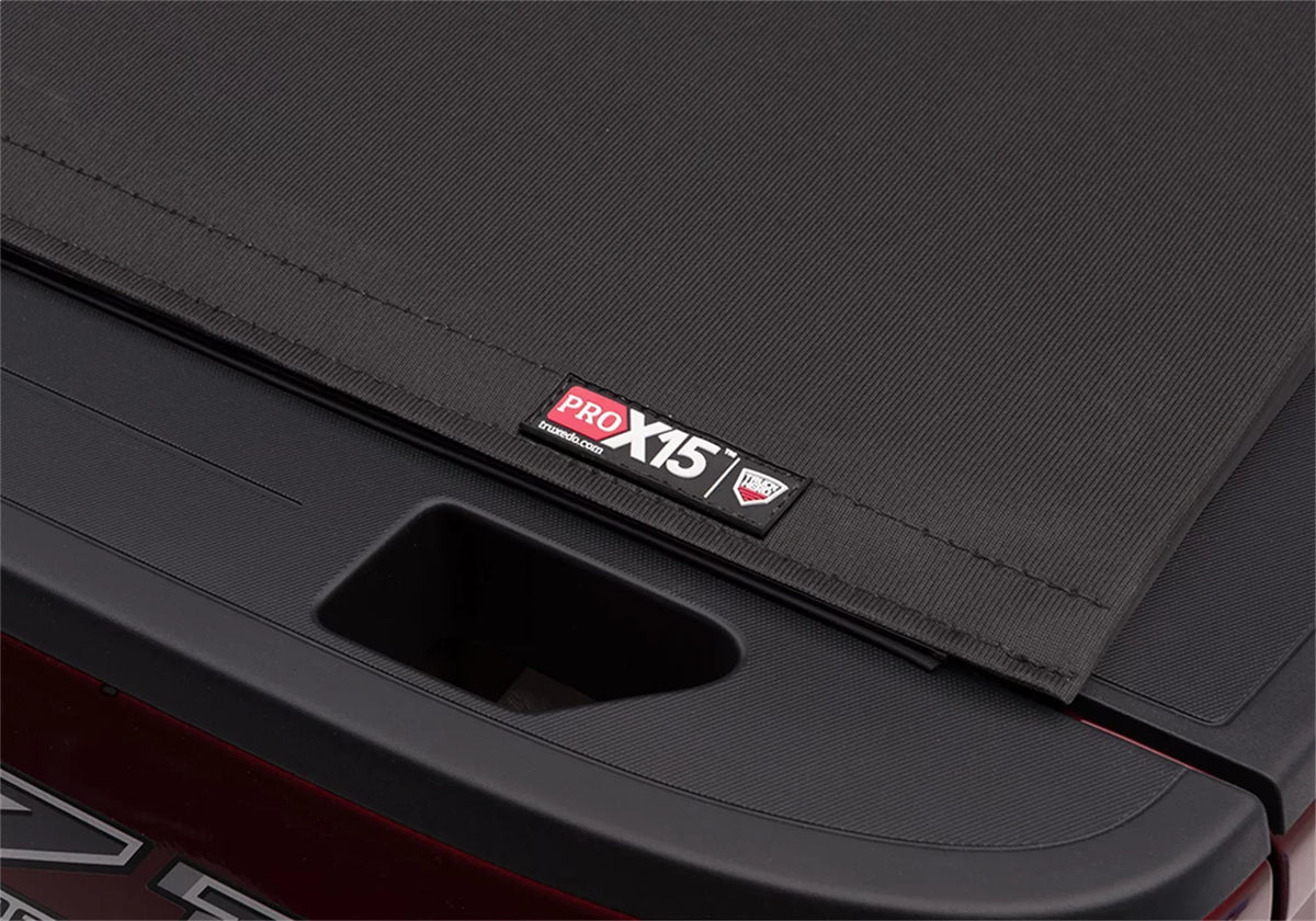 Truxedo Pro X15 Soft Roll Up Truck Bed Tonneau Cover | 1484101 | Compatible with 2005-2021 Nissan Frontier 6' 1" Bed (73.3")