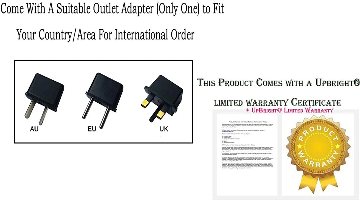 UPBRIGHT NEW Global AC / DC Adapter For Inspiron 15 5000 Series 15 5552 i5552 15552 15-5552 15.6" FHD Laptop Notebook PC Power Supply Cord Battery Charger Mains PSU (w/ OD: 4.5mm Small Tip.)