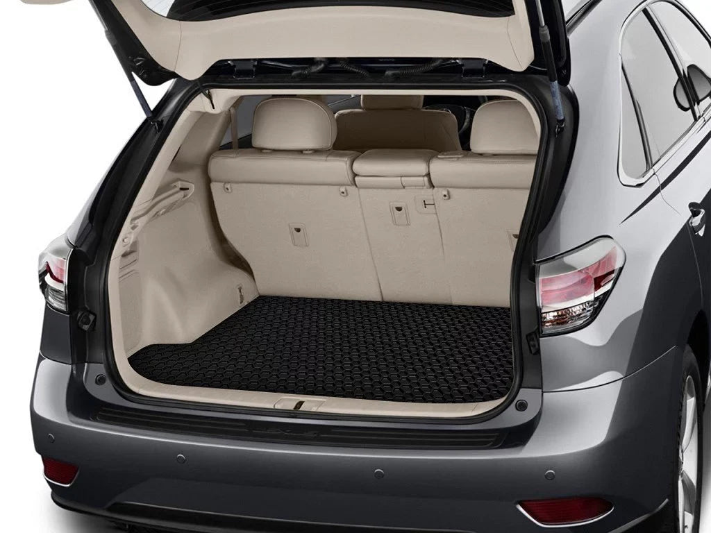 TougRO - Cargo Mat Compatible with FORD Explorer - All Weather Heavy Duty (Made in USA) - Jet Rubber - 2018