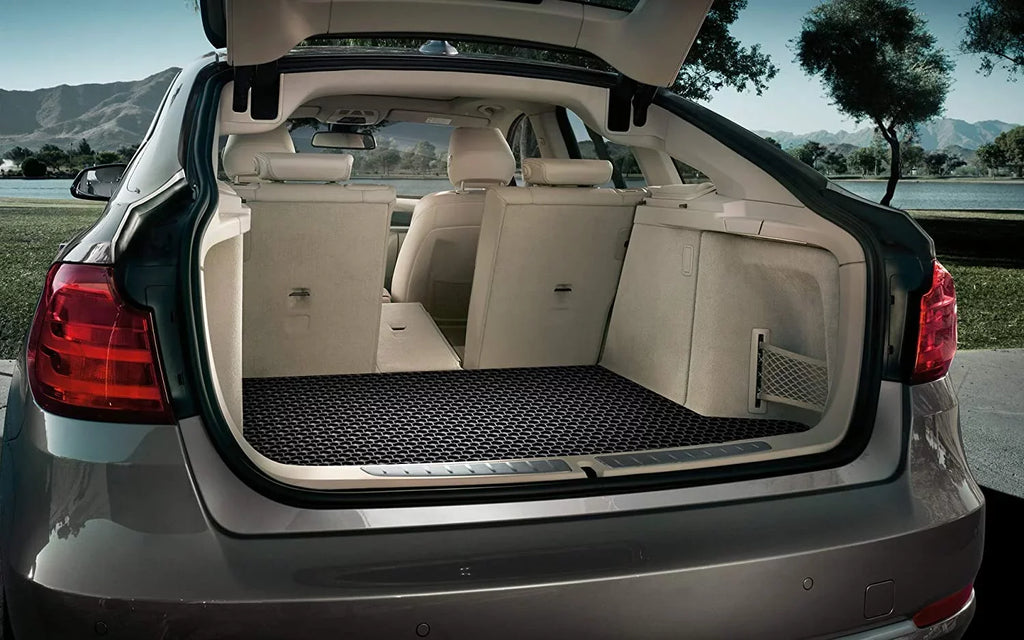 TOUGRO Cargo/Trunk Mat Accessories Compatible with Alfa Romeo Giulia - All Weather - Heavy Duty - Custom Fit - (Made in USA) - 2021
