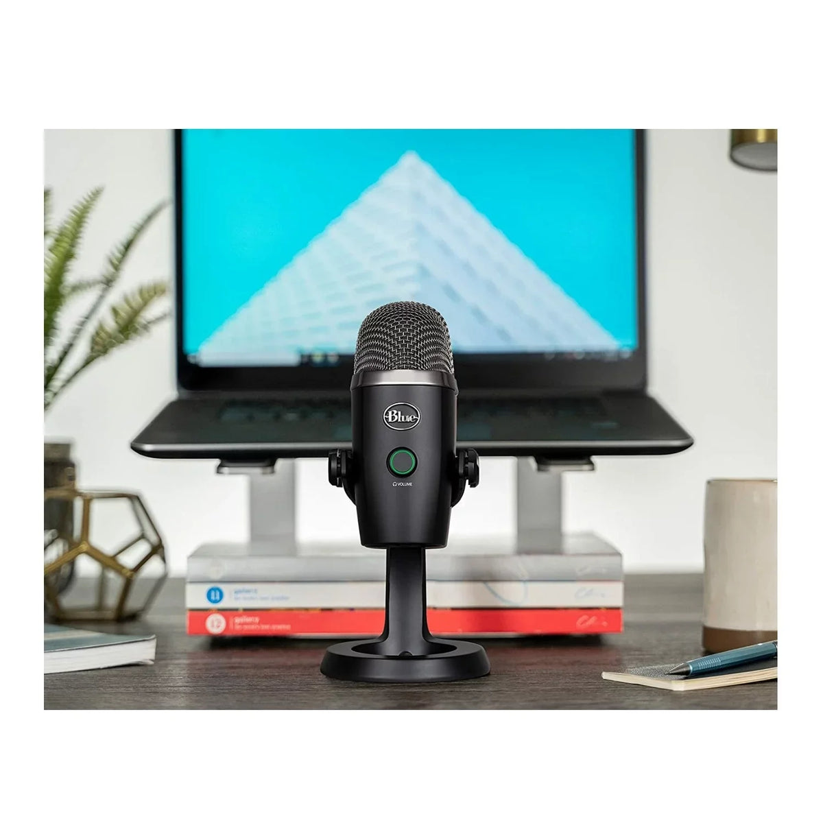 Blue Yeti Nano Premium USB Mic Dark with Knox Gear Boom Arm, Pop Filter and Shock Mount