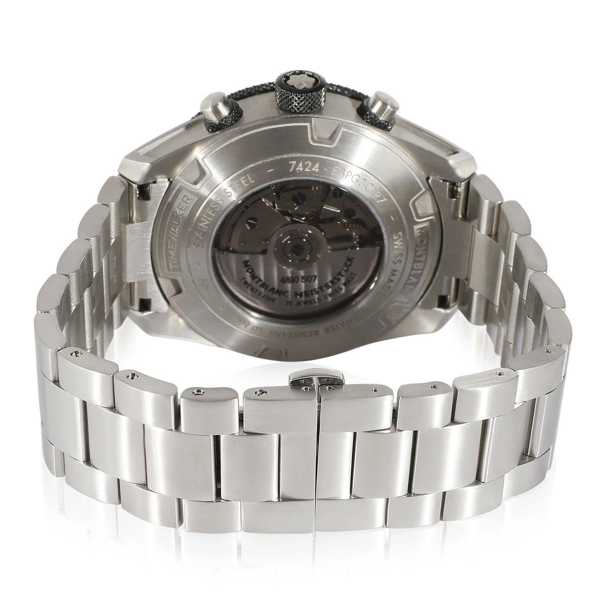 Montblanc Timewalker 116099 Men's Watch in Stainless Steel Pre-Owned