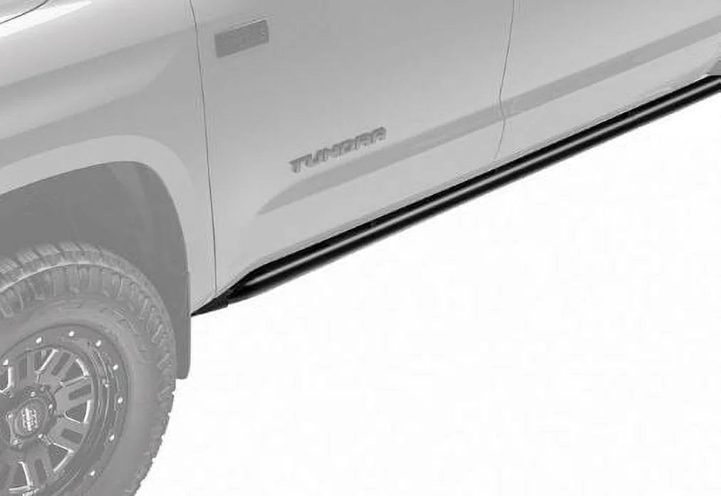 N-Fab by RealTruck Rkr Rails | Textured Dark | T074Rkrqc | Compatible with 2007-2021 Tundra Double Cab All Beds, SRW Gas