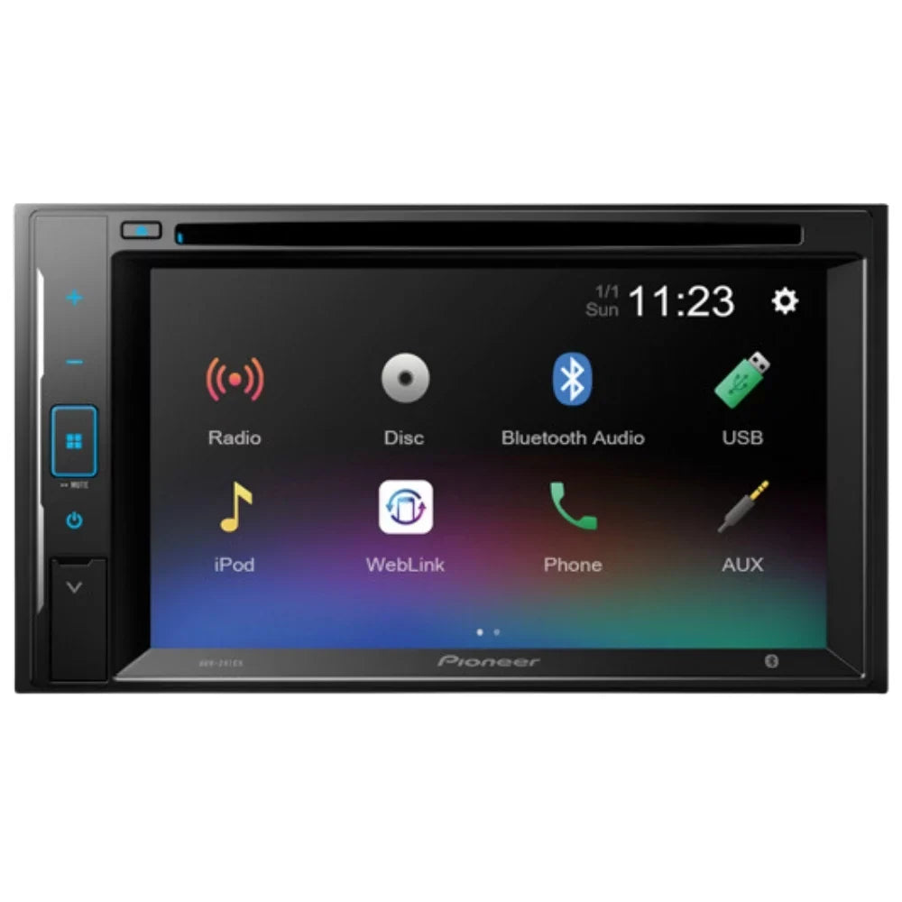 KIT2537 Bundle with Pioneer Multimedia DVD Car Stereo and Installation Kit - for 2006-2010 Ford Explorer / Bluetooth Touchscreen, Backup Camera, Double Din Dash Kit