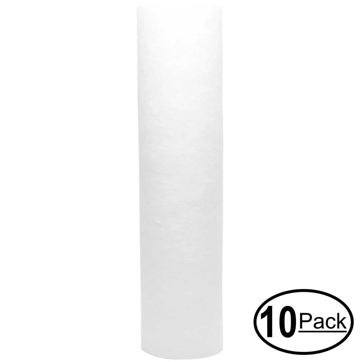 10-Pack Replacement for PurePro FS401P-S Polypropylene Sediment Filter - Universal 10-inch 5-Micron Cartridge for PurePro Aquarium RO System - Denali Pure Brand