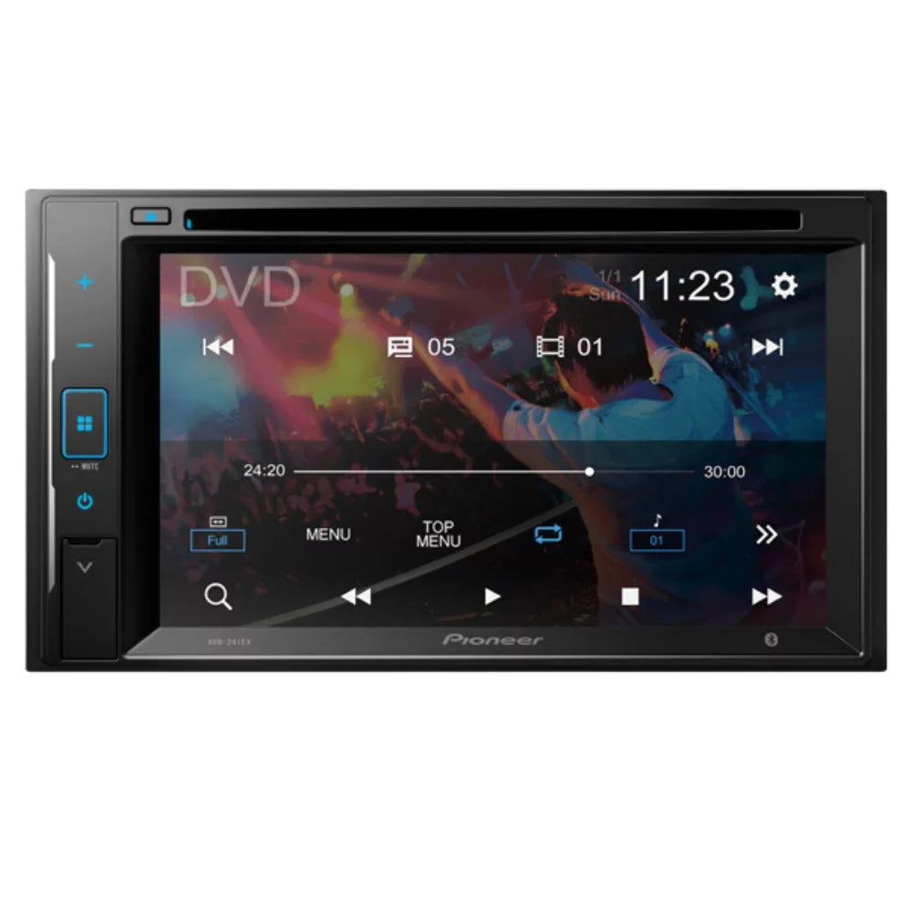 KIT5008 Bundle for 2006-2011 Honda Civic W/ Pioneer AVH-241EX Double DIN Car Stereo with Bluetooth/Backup Camera/Installation Kit/in-Dash DVD/CD AM/FM 6.2" Touchscreen Digital Media Receiver