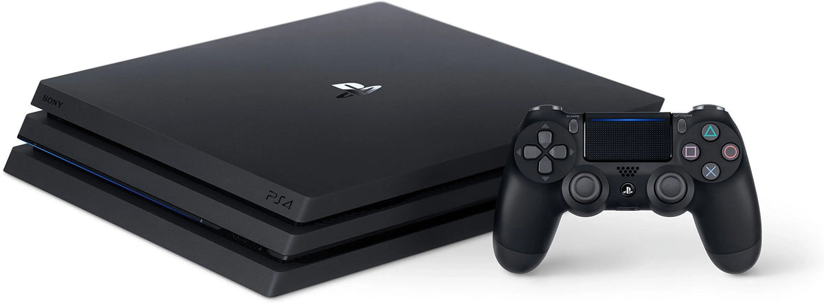 Pre-Owned PlayStation 4 Pro 1TB Gaming Console Jet with 2 Controller Included BOLT AXTION Bundle (Refurbished: Like New)