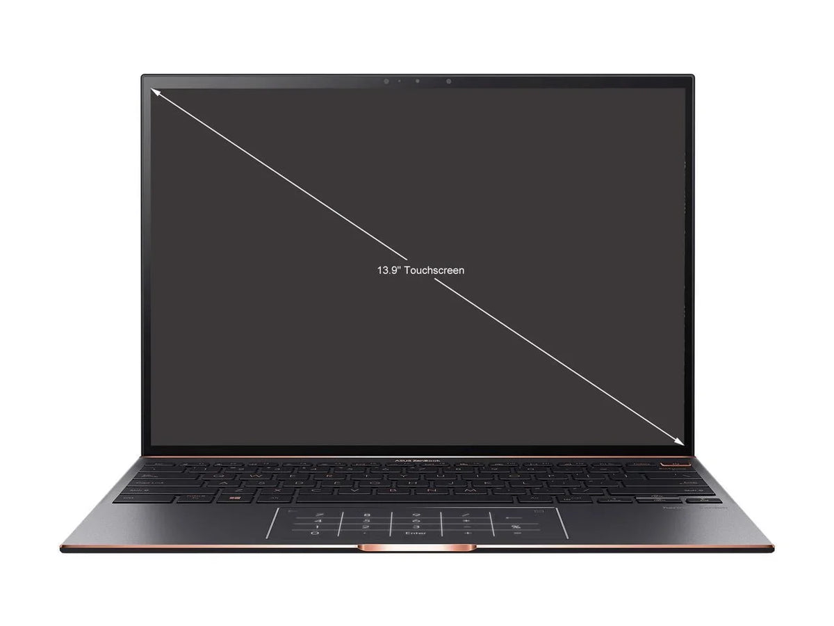 ZenBook S Ultra Slim Laptop, 13.9" 3300x2200 3:2 500nits Touch Display, Evo Platform Core i7-1165G7 CPU, 16GB RAM, 1TB SSD, Thunderbolt 4, TPM, Windows 10 Pro, Jade Dark UX393EA-XB77T